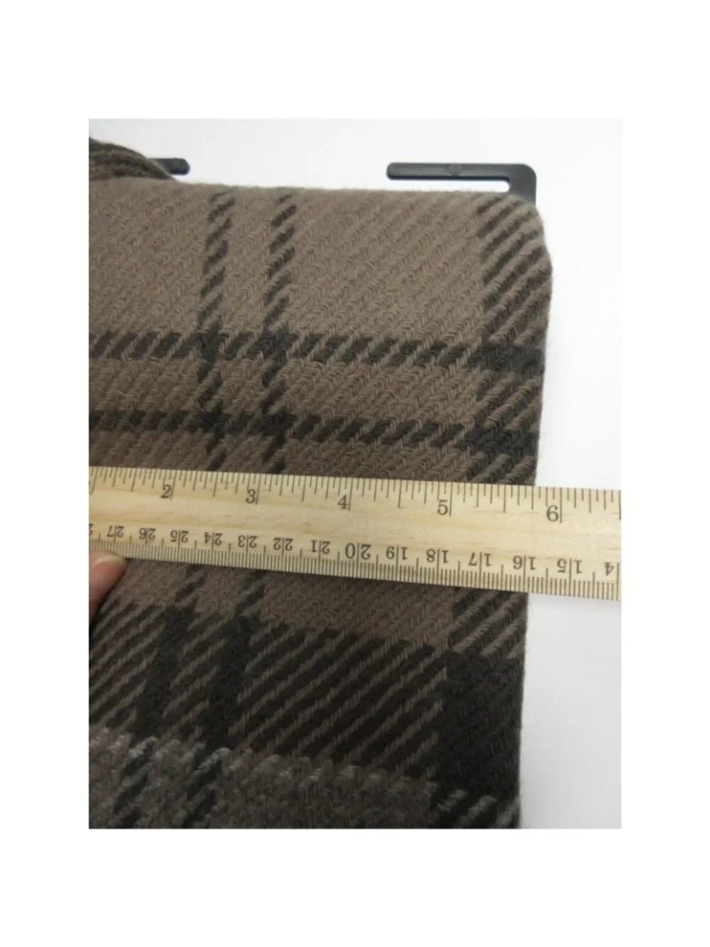 Barbour Scarf OS Lambswool Cashmere Dress Tartan Plaid Fringe NEW